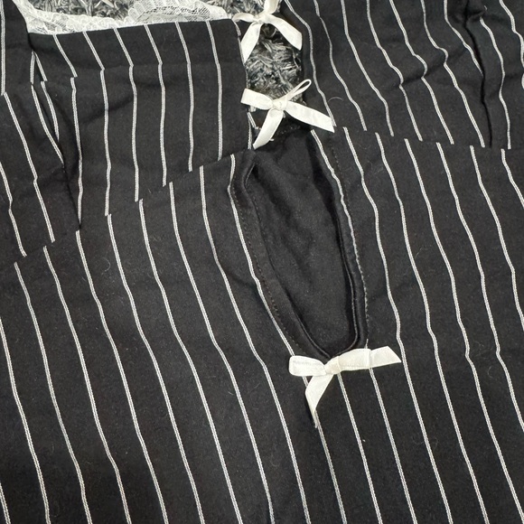 Fashion Nova - Pinned Striped Halter Bodysuit - Picture 3 of 3